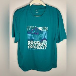 Nike running T-shirt hood to coast 2023 size large